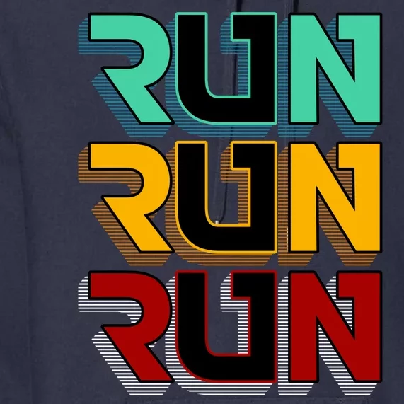 Run Run Run Retro Premium Hoodie