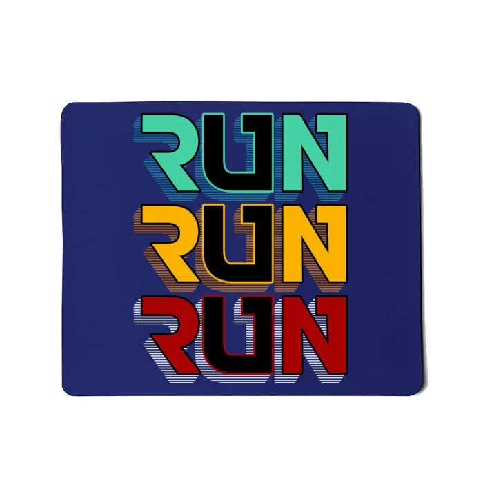 Run Run Run Retro Mousepad