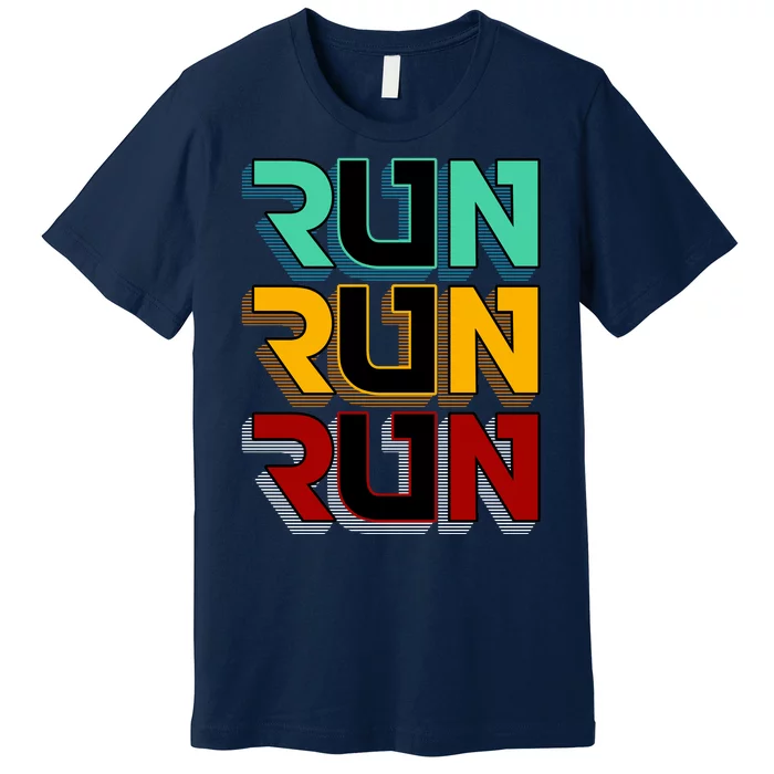 Run Run Run Retro Premium T-Shirt