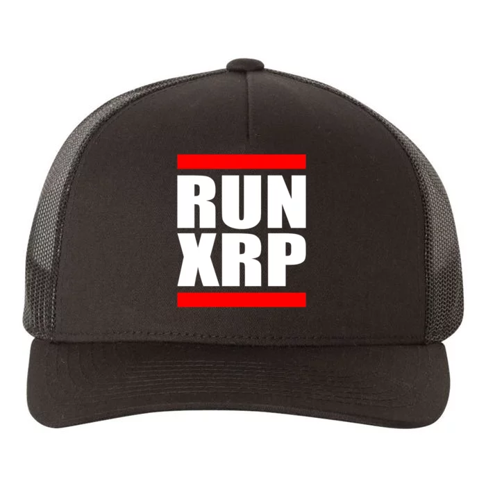 Run XRP Ripple Crypto Currency To the Moon Yupoong Adult 5-Panel Trucker Hat