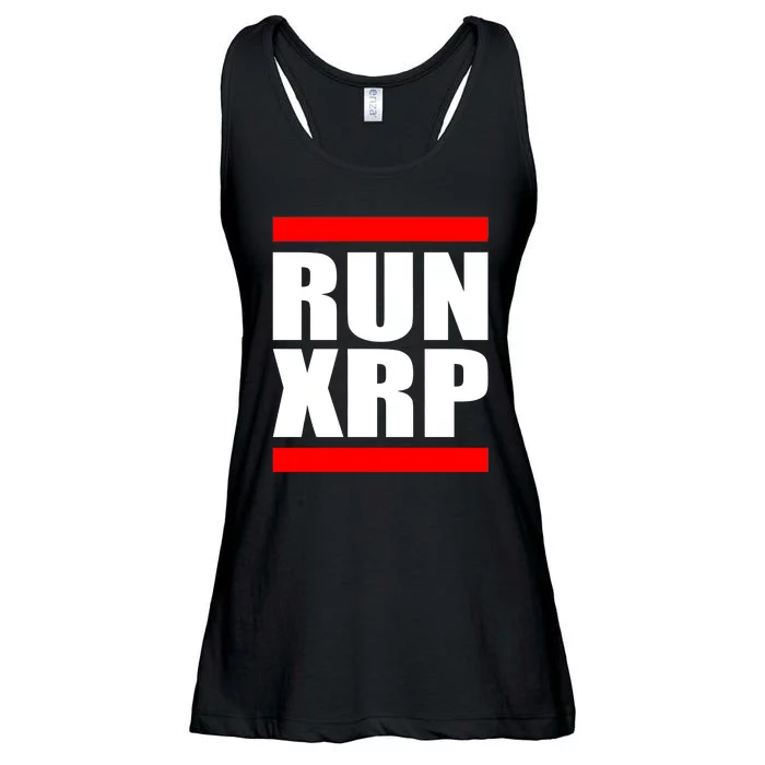 Run XRP Ripple Crypto Currency To the Moon Ladies Essential Flowy Tank