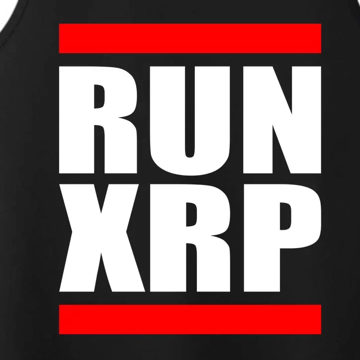 Run XRP Ripple Crypto Currency To the Moon Performance Tank