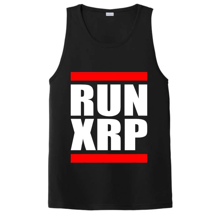 Run XRP Ripple Crypto Currency To the Moon Performance Tank