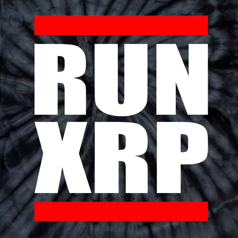 Run XRP Ripple Crypto Currency To the Moon Tie-Dye T-Shirt