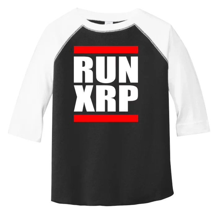 Run XRP Ripple Crypto Currency To the Moon Toddler Fine Jersey T-Shirt