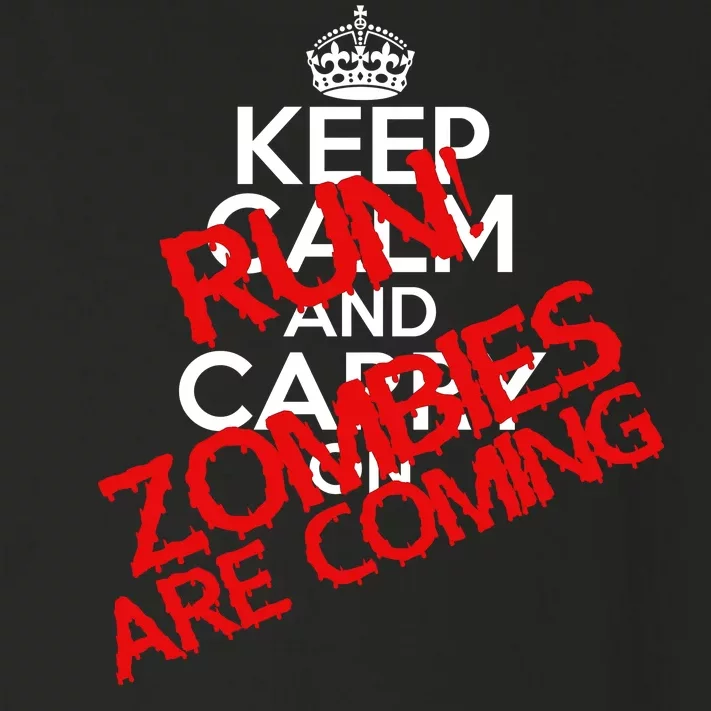 Run! Zombies Are Coming Toddler Long Sleeve Shirt