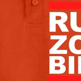 Run Zombies Retro Dry Zone Grid Performance Polo