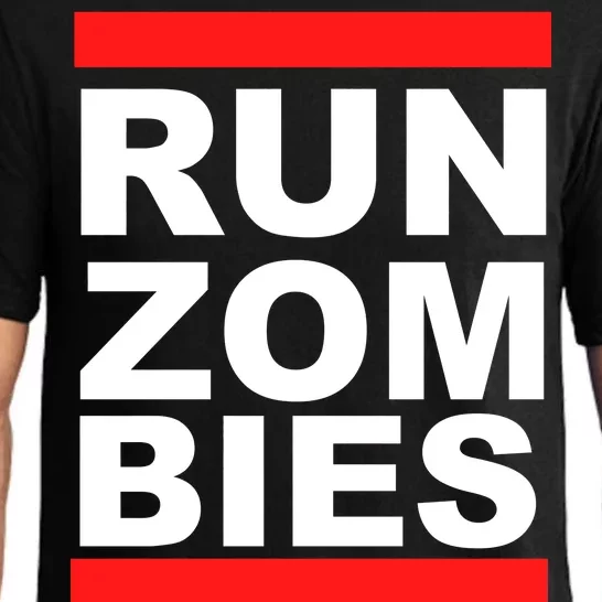 Run Zombies Retro Pajama Set