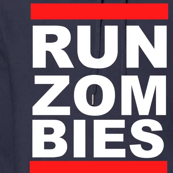 Run Zombies Retro Premium Hoodie