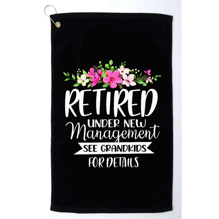 Retired Under New Management See Grand For Details Platinum Collection Golf Towel