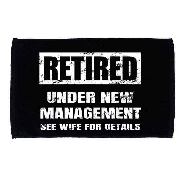 Retired Under New Aget Gift See Wife For Details Meaningful Gift Microfiber Hand Towel