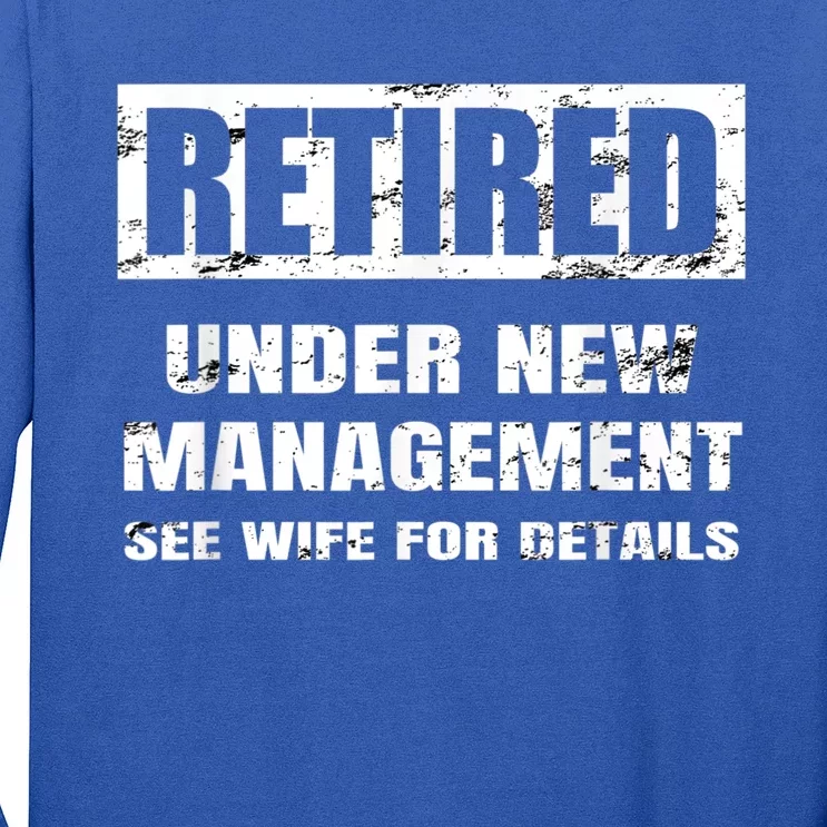 Retired Under New Aget Gift See Wife For Details Meaningful Gift Long Sleeve Shirt