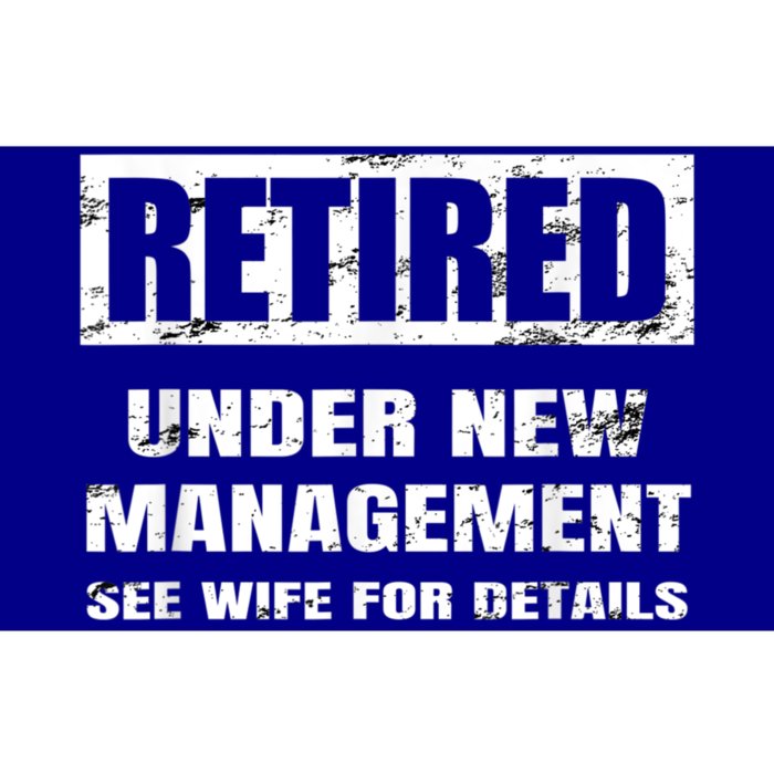 Retired Under New Aget Gift See Wife For Details Meaningful Gift Bumper Sticker