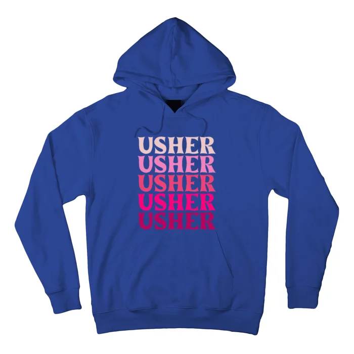 Retro U.S.H.E.R Name Hoodie