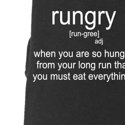 Rungry Definition Funny Doggie 3-End Fleece Hoodie