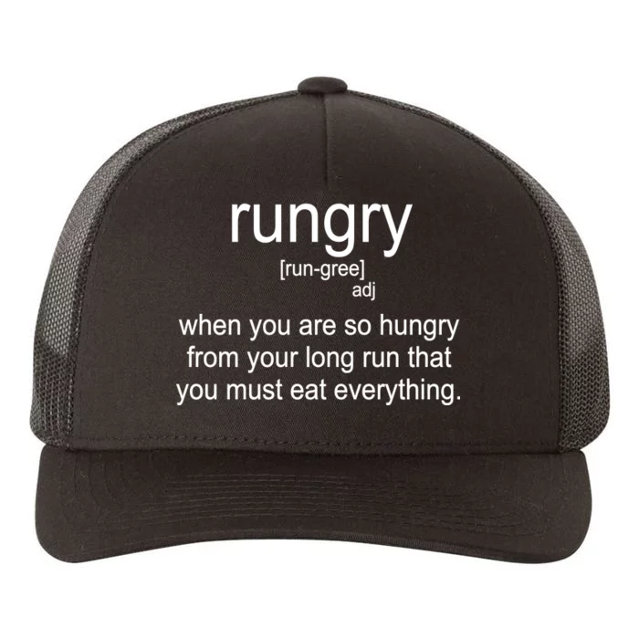 Rungry Definition Funny Yupoong Adult 5-Panel Trucker Hat