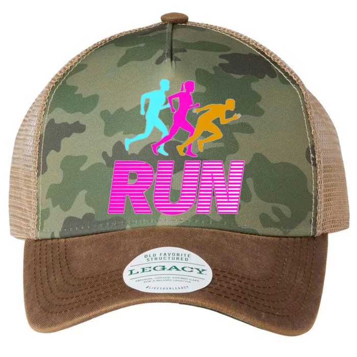 Runners Silhouette Legacy Tie Dye Trucker Hat