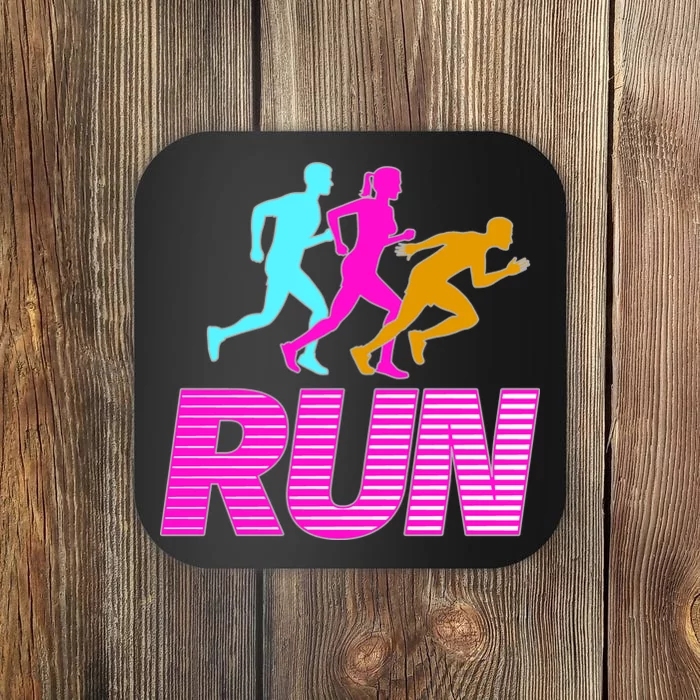 Runners Silhouette Coaster