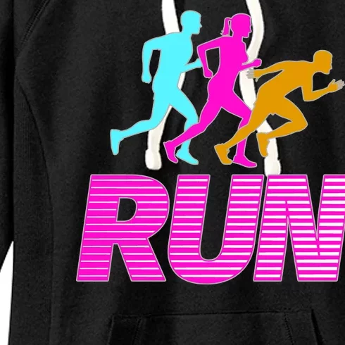 Runners Silhouette Women's Fleece Hoodie