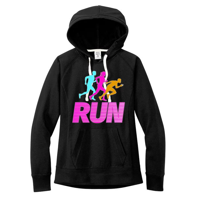 Runners Silhouette Women's Fleece Hoodie