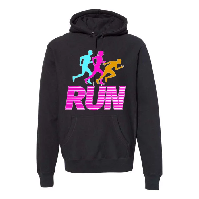 Runners Silhouette Premium Hoodie