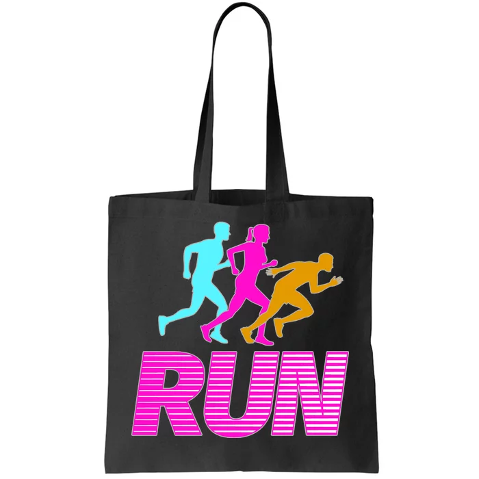 Runners Silhouette Tote Bag