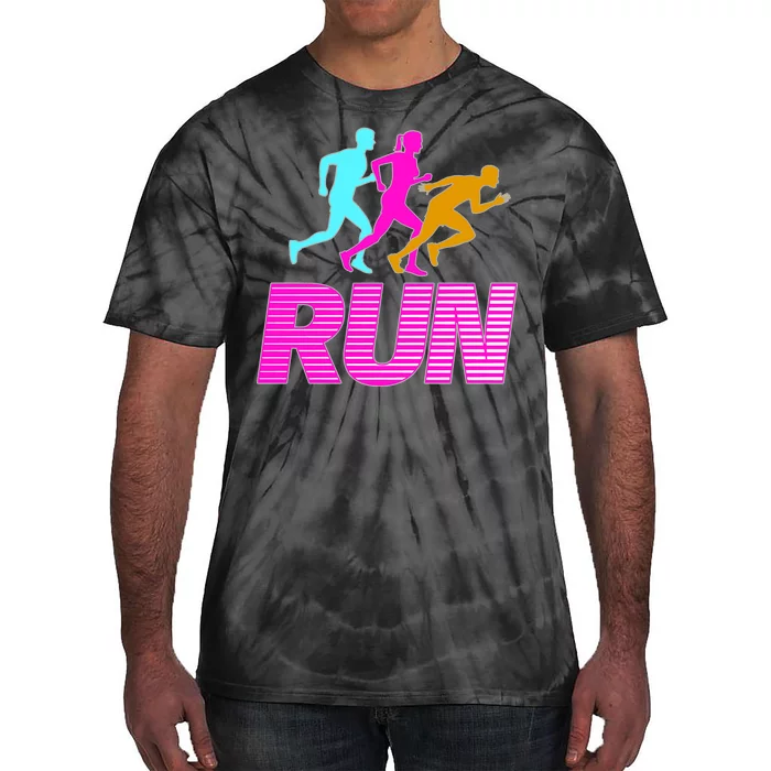 Runners Silhouette Tie-Dye T-Shirt