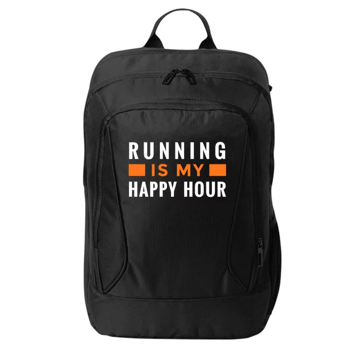 Running Is My Happy Hour City Backpack