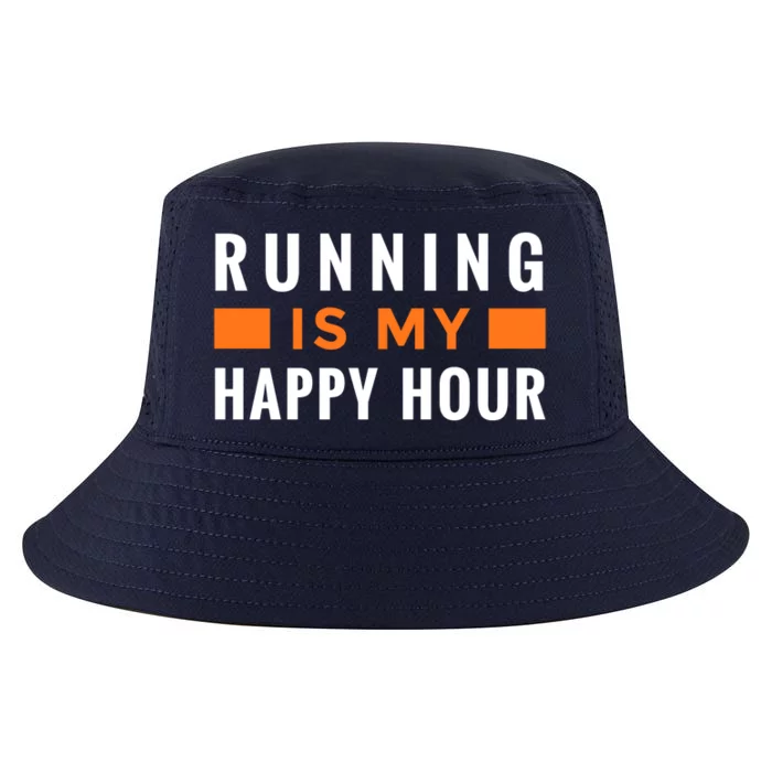 Running Is My Happy Hour Cool Comfort Performance Bucket Hat