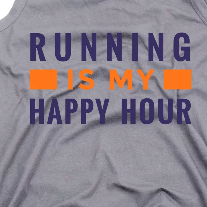 Running Is My Happy Hour Tank Top