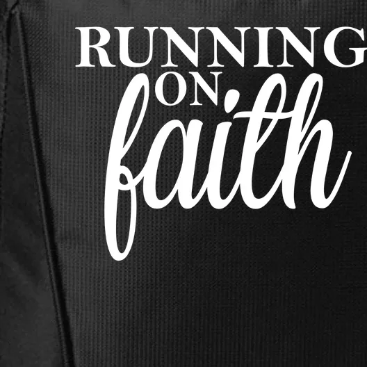 Running On Faith City Backpack