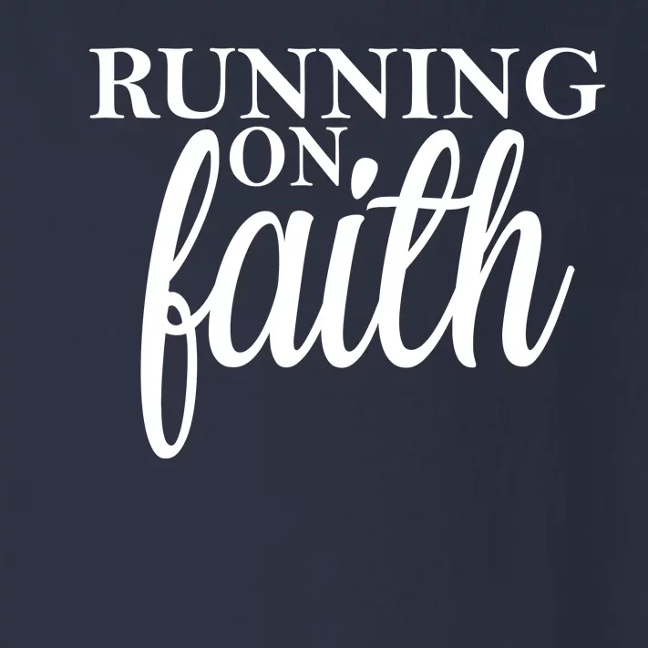 Running On Faith Toddler Long Sleeve Shirt