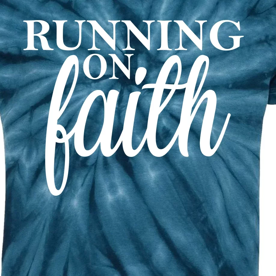 Running On Faith Kids Tie-Dye T-Shirt