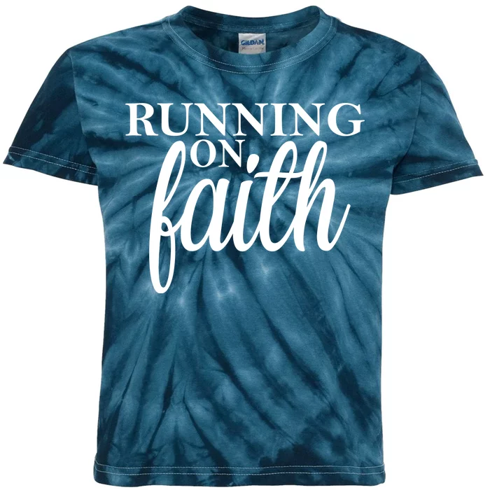 Running On Faith Kids Tie-Dye T-Shirt