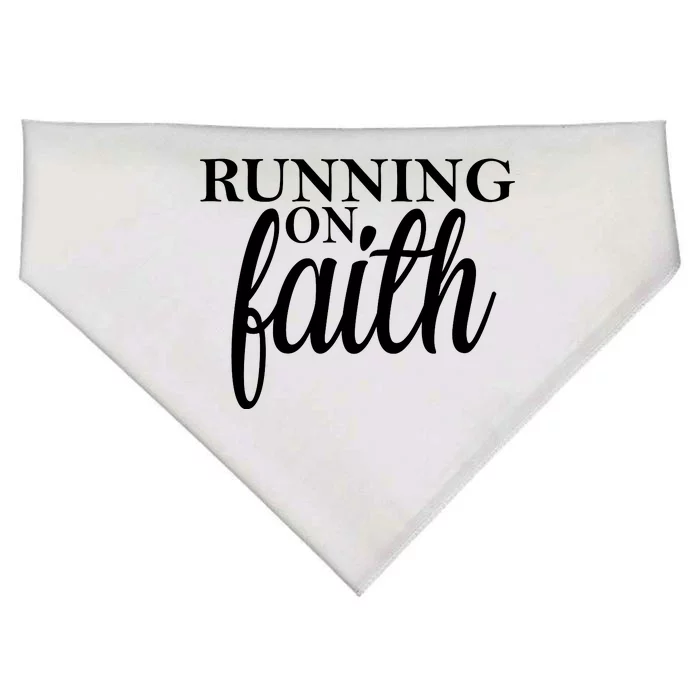 Running On Faith USA-Made Doggie Bandana