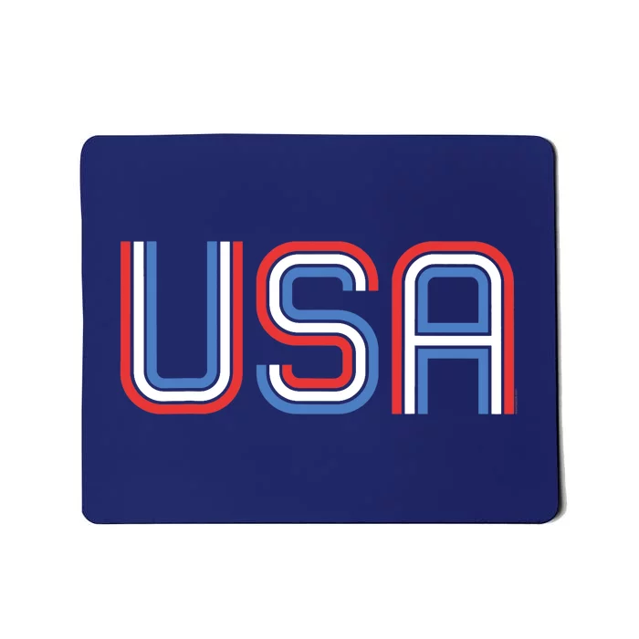 Retro USA Patriotic American 4th of July Mousepad