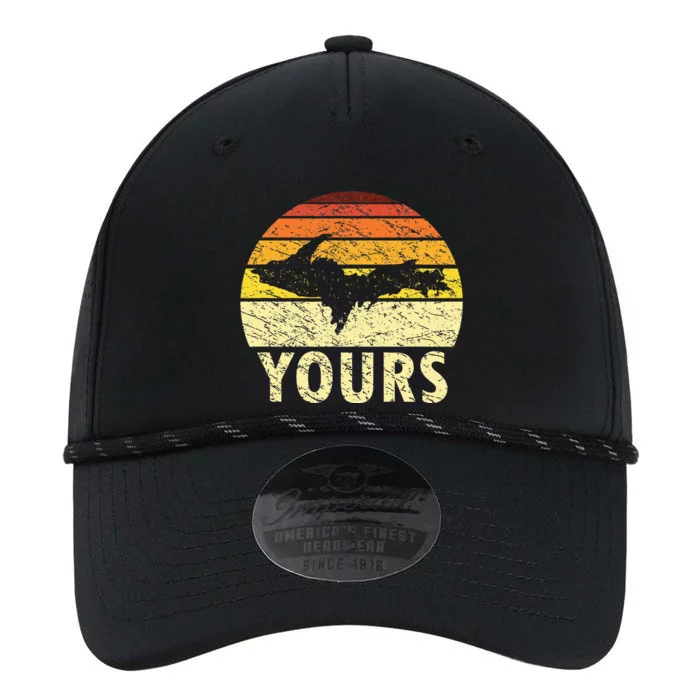 Retro Upper Peninsula Up Yours Yooper Pride Michigan Roots Performance The Dyno Cap