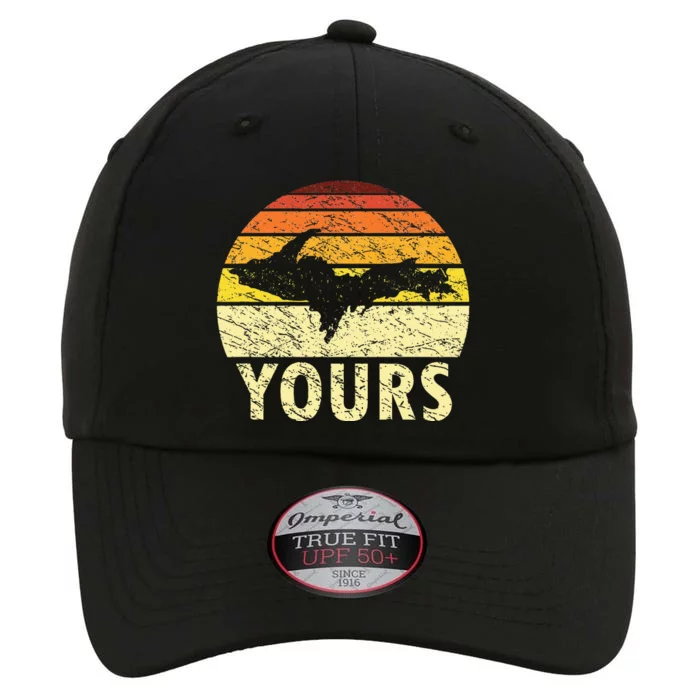 Retro Upper Peninsula Up Yours Yooper Pride Michigan Roots The Original Performance Cap