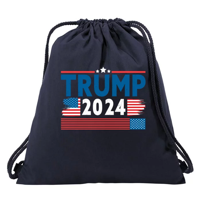 Republican Usa Pride Patriot Election Trump Flag Gift Drawstring Bag