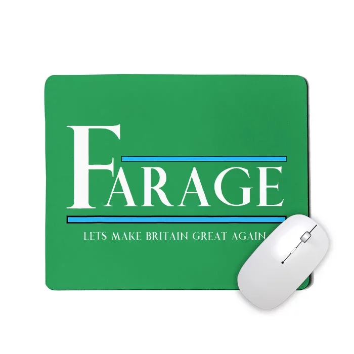 Reform Uk Party Nigel Farage Election Support Mousepad