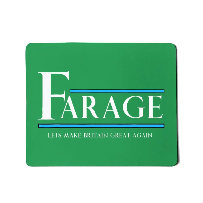 Reform Uk Party Nigel Farage Election Support Mousepad