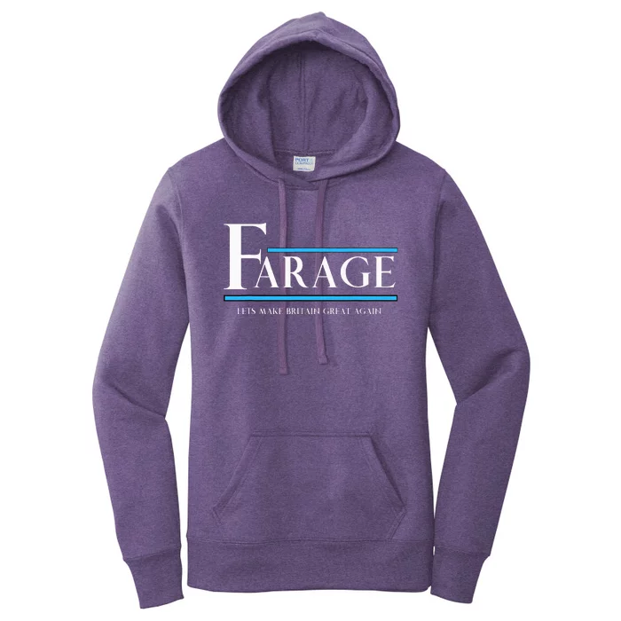 Reform Uk Party Nigel Farage Election Support Women's Pullover Hoodie