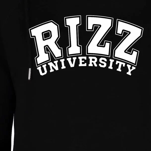 Rizz University Womens Funnel Neck Pullover Hood