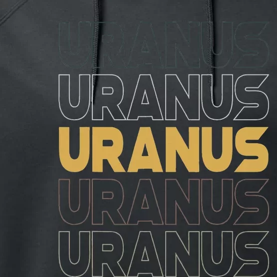 Retro Uranus Performance Fleece Hoodie