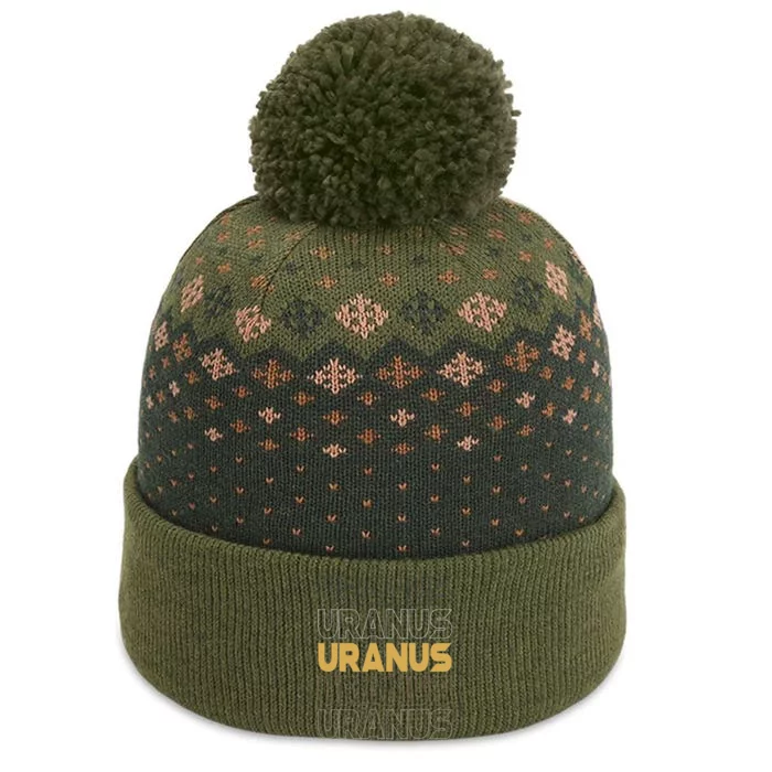 Retro Uranus The Baniff Cuffed Pom Beanie