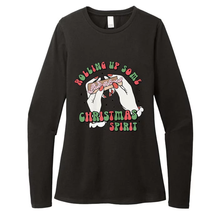 Rolling Up Some Christmas Spirit Womens CVC Long Sleeve Shirt