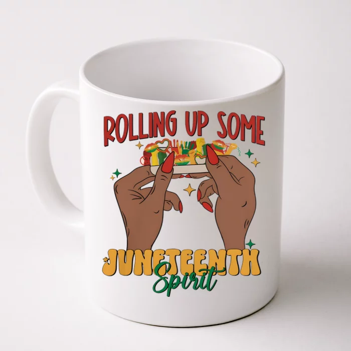 Rolling Up Some Juneteenth Spirit Front & Back Coffee Mug