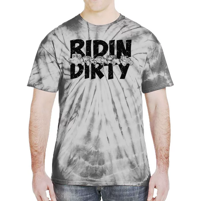 Retro UTV SXS Rider Riding Dirty ATV Offroad Riding SXS Life Tie-Dye T-Shirt