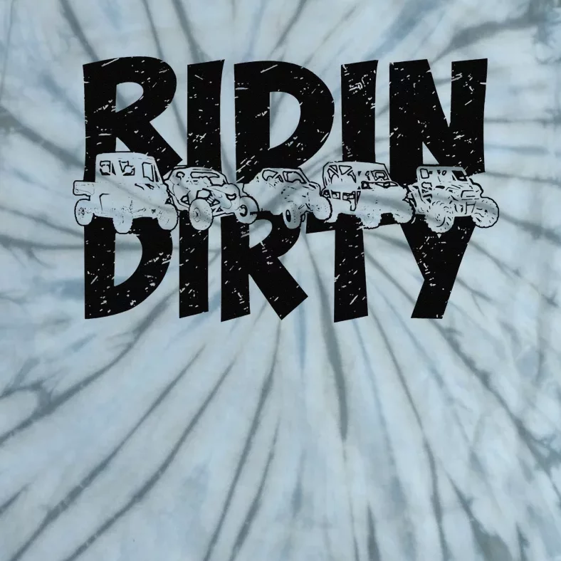 Retro UTV SXS Rider Riding Dirty ATV Offroad Riding SXS Life Tie-Dye T-Shirt