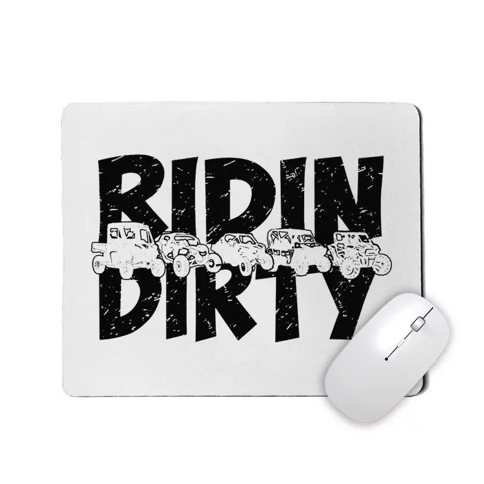 Retro UTV SXS Rider Riding Dirty ATV Offroad Riding SXS Life Mousepad